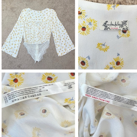 Intimately Free People Floral Bodysuit - Picture 8 of 16